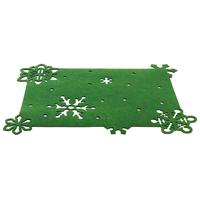 Plstěné prostírání TORO 45x35cm vánoční zelen...