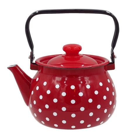 Smaltovaná konvice 2l puntíky